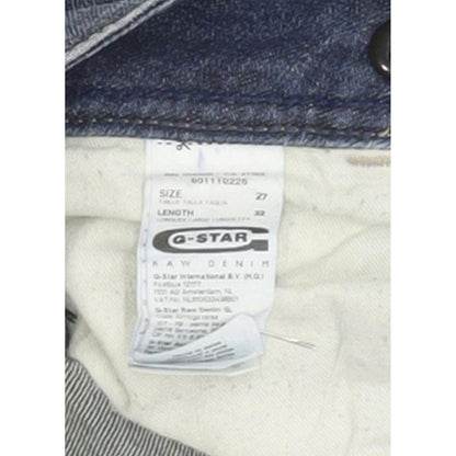 G-Star Lynn Women Blue Straight Slim Stretch Jeans W27 L31