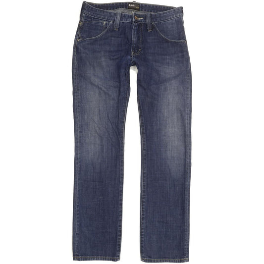 Lee Men Blue Straight Regular Jeans W31 L32