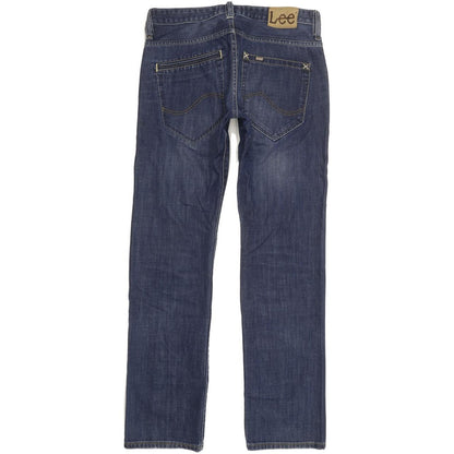 Lee Men Blue Straight Regular Jeans W31 L32