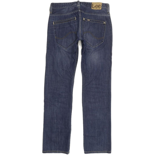 Lee Men Blue Straight Regular Jeans W31 L32