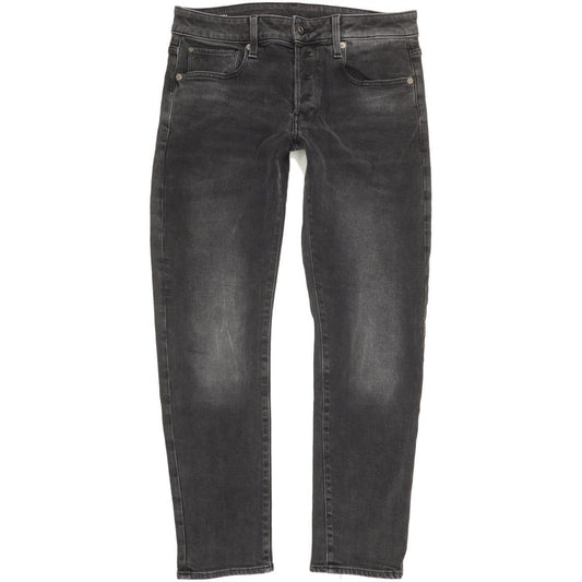 G-Star 3301 Men Grey Skinny Slim Stretch Jeans W31 L29