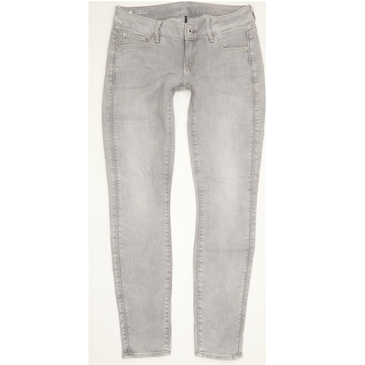 G-Star 3301 Women Grey Skinny Slim Stretch Jeans W28 L29