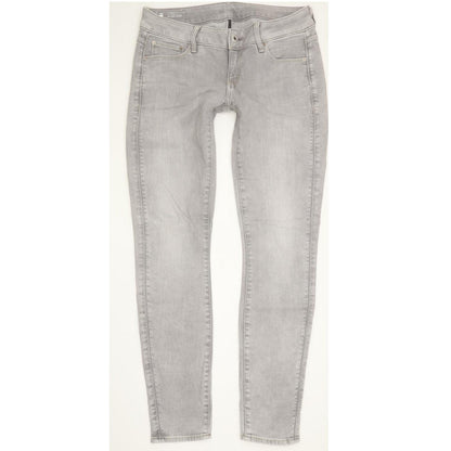 G-Star 3301 Women Grey Skinny Slim Stretch Jeans W28 L29