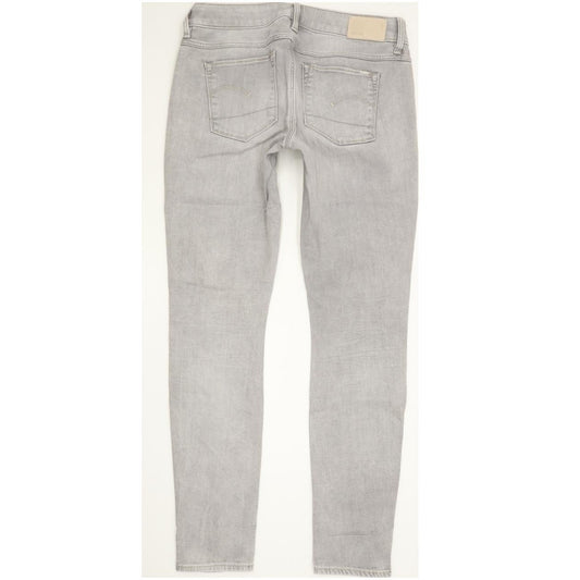 G-Star 3301 Women Grey Skinny Slim Stretch Jeans W28 L29