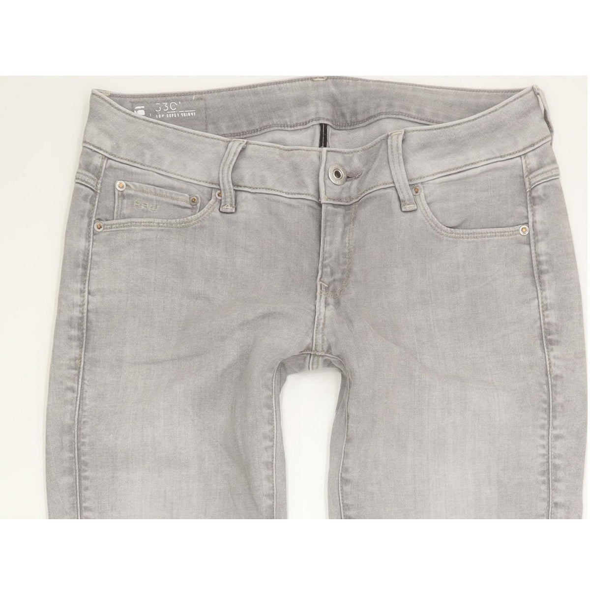 G-Star 3301 Women Grey Skinny Slim Stretch Jeans W28 L29