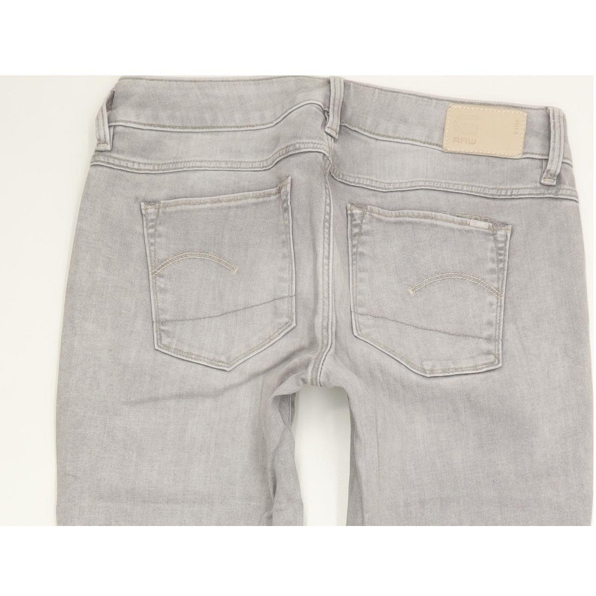 G-Star 3301 Women Grey Skinny Slim Stretch Jeans W28 L29