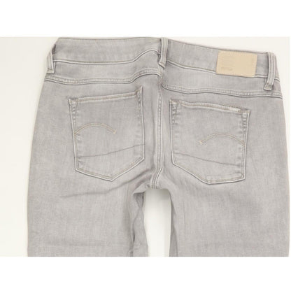 G-Star 3301 Women Grey Skinny Slim Stretch Jeans W28 L29