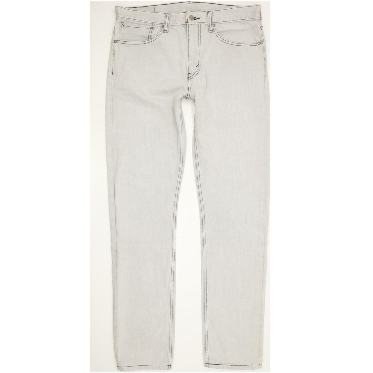Levi's 508 Men Grey Straight Slim Jeans W34 L33