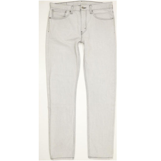 Levi's 508 Men Grey Straight Slim Jeans W34 L33
