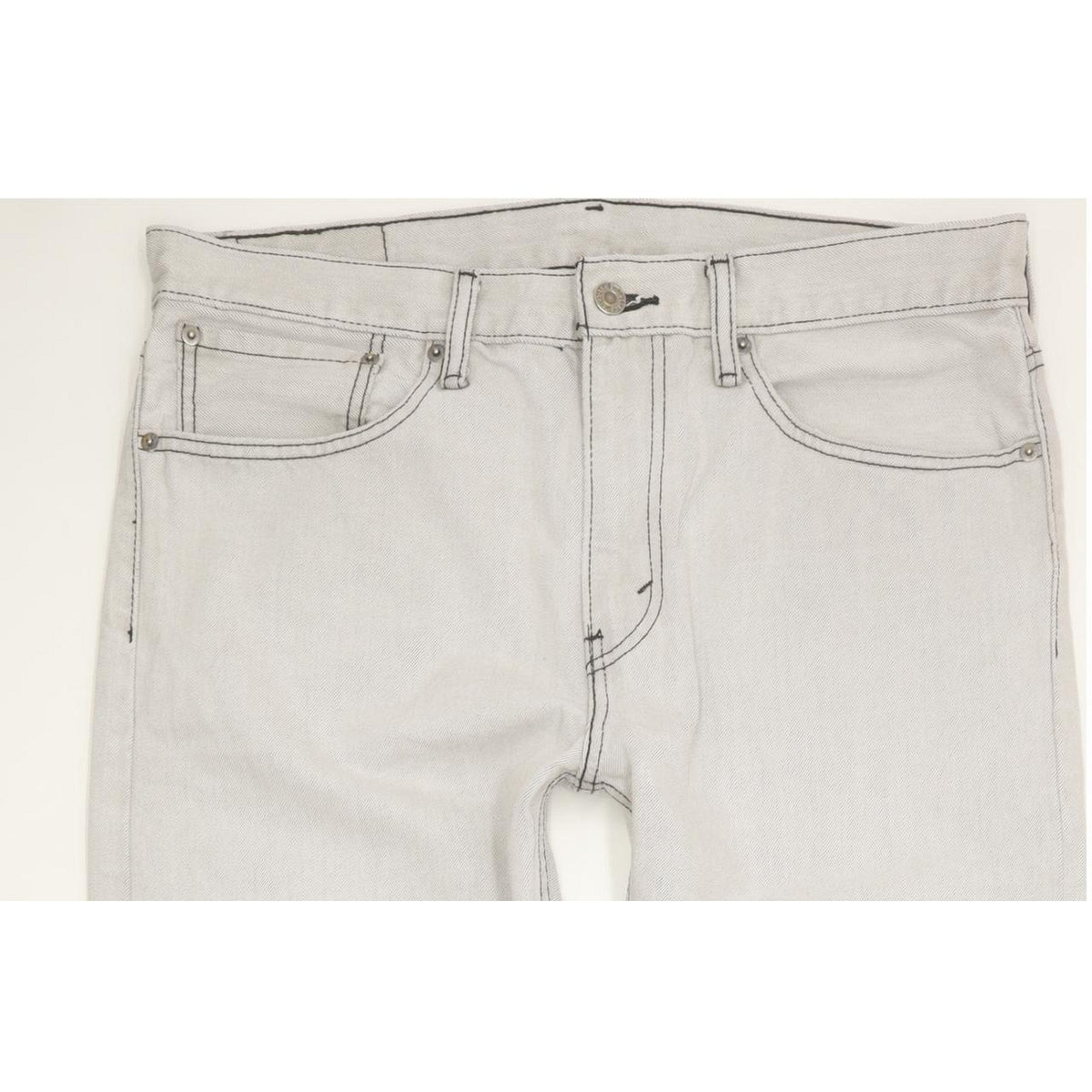 Levi's 508 Men Grey Straight Slim Jeans W34 L33