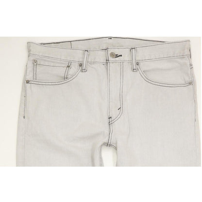 Levi's 508 Men Grey Straight Slim Jeans W34 L33