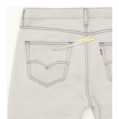Levi's 508 Men Grey Straight Slim Jeans W34 L33