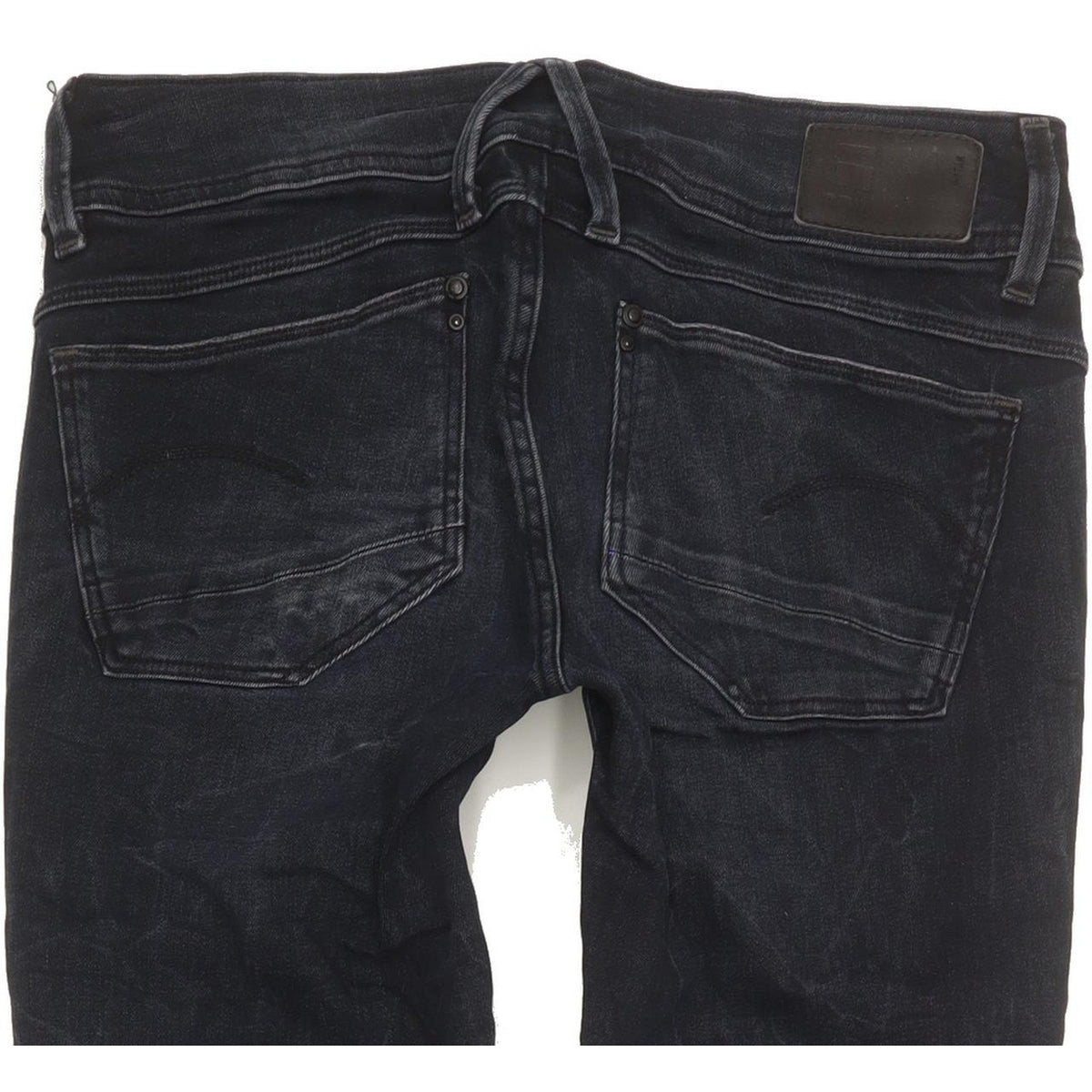 G-Star Lynn Mid Women Navy Skinny Slim Stretch Jeans W26 L32