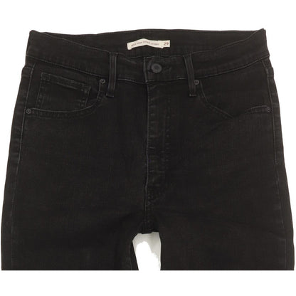 Levi's Mile Black Skinny Slim Stretch Jeans High Waisted W29 L31