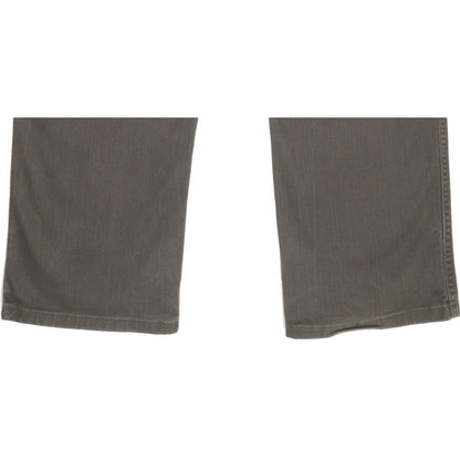 Wrangler Durable Quality Men Grey Straight Regular Stretch Jeans W38 L30