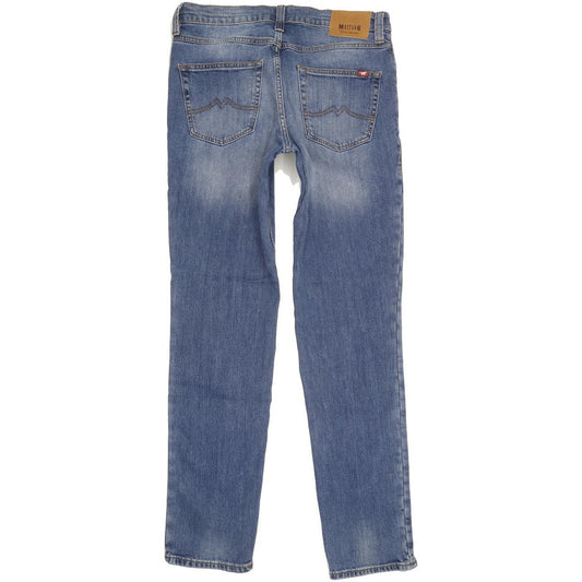 Mustang Tramper Men Blue Tapered Slim Stretch Jeans W34 L33