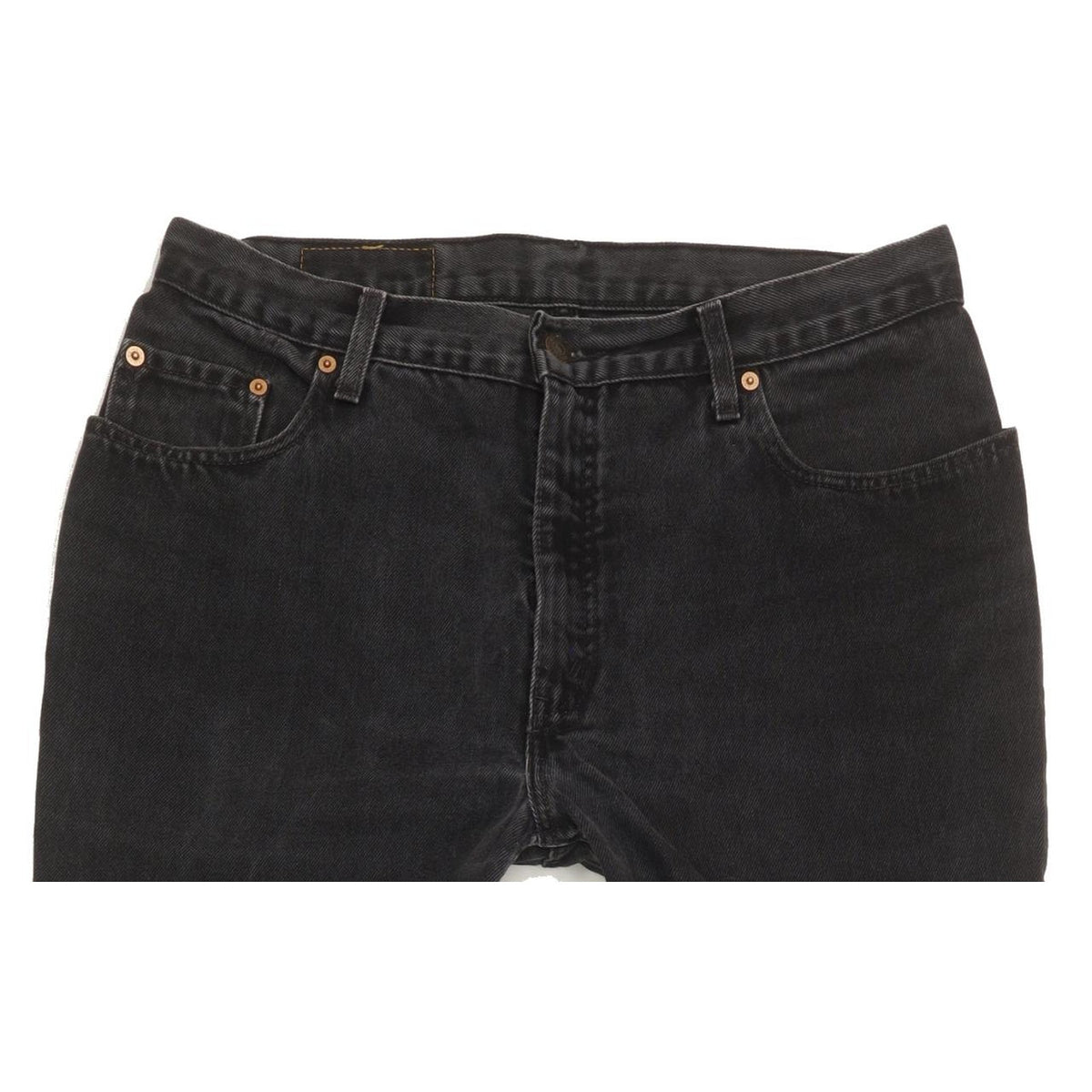 Levi's 726 Men Black Tapered Regular Jeans W35 L32
