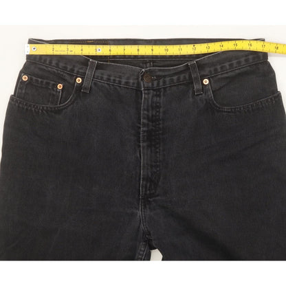 Levi's 726 Men Black Tapered Regular Jeans W35 L32