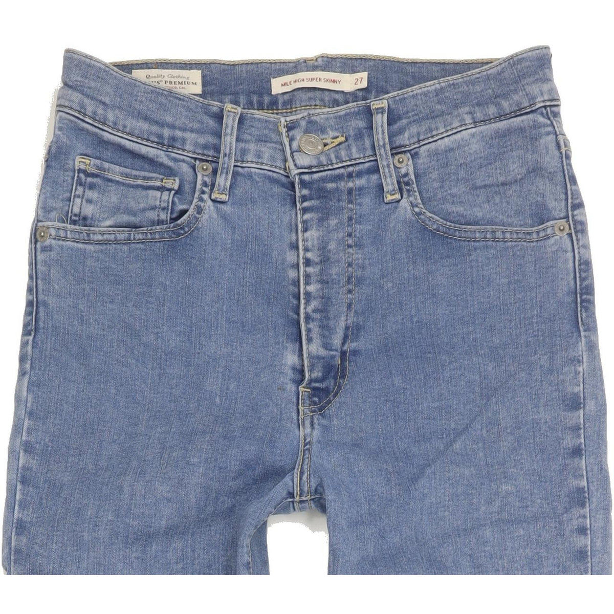Levi's Mile Women Blue Skinny Slim Stretch Jeans W27 L33