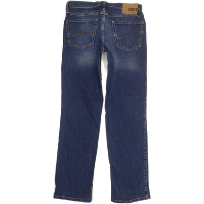 Mustang Tramper Men Blue Straight Regular Stretch Jeans W35 L33