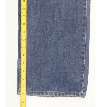 Levi's 505 Men Blue Straight Regular Jeans W36 L31