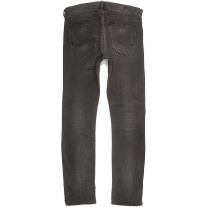 Lee Luke Men Charcoal Skinny Slim Stretch Jeans W32 L32