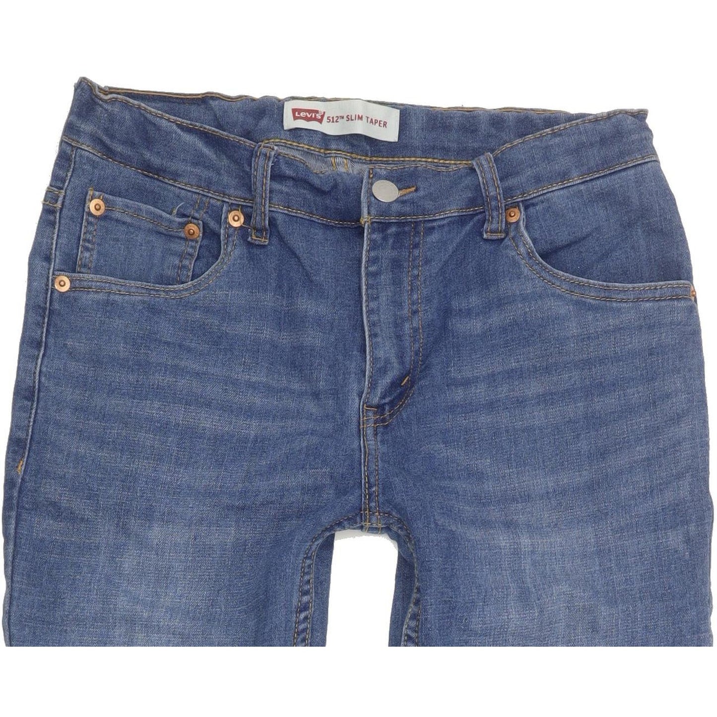 Levi's 512 Kids Blue Tapered Slim Stretch Jeans W28 L31