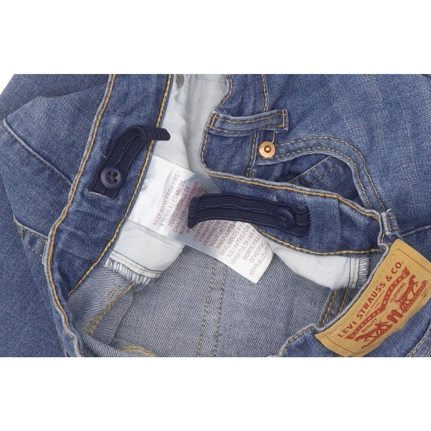 Levi's 512 Kids Blue Tapered Slim Stretch Jeans W28 L31