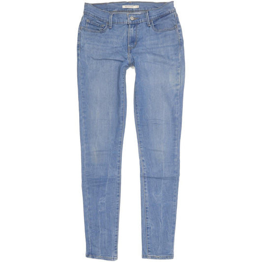 Levi's 710 Women Blue Skinny Slim Stretch Jeans W29 L31