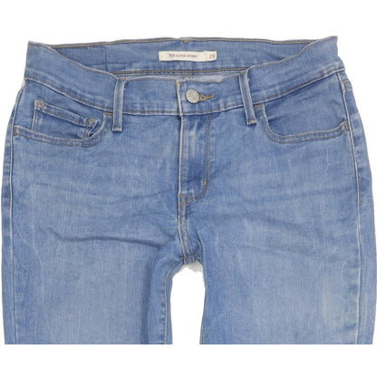 Levi's 710 Women Blue Skinny Slim Stretch Jeans W29 L31