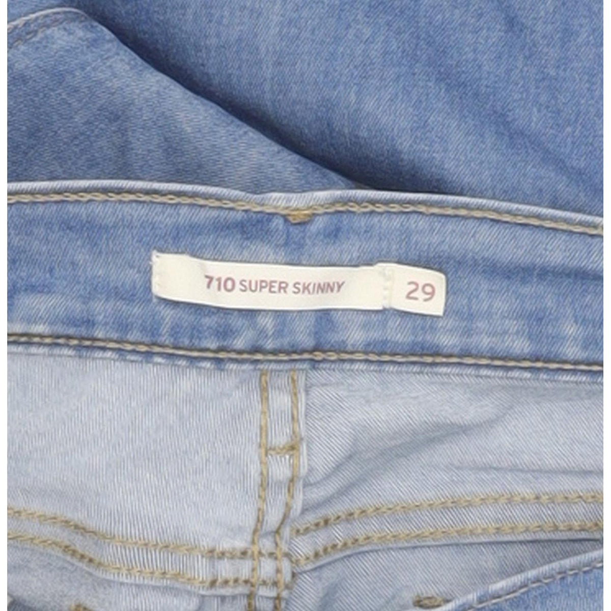Levi's 710 Women Blue Skinny Slim Stretch Jeans W29 L31