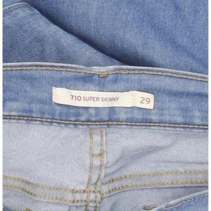 Levi's 710 Women Blue Skinny Slim Stretch Jeans W29 L31