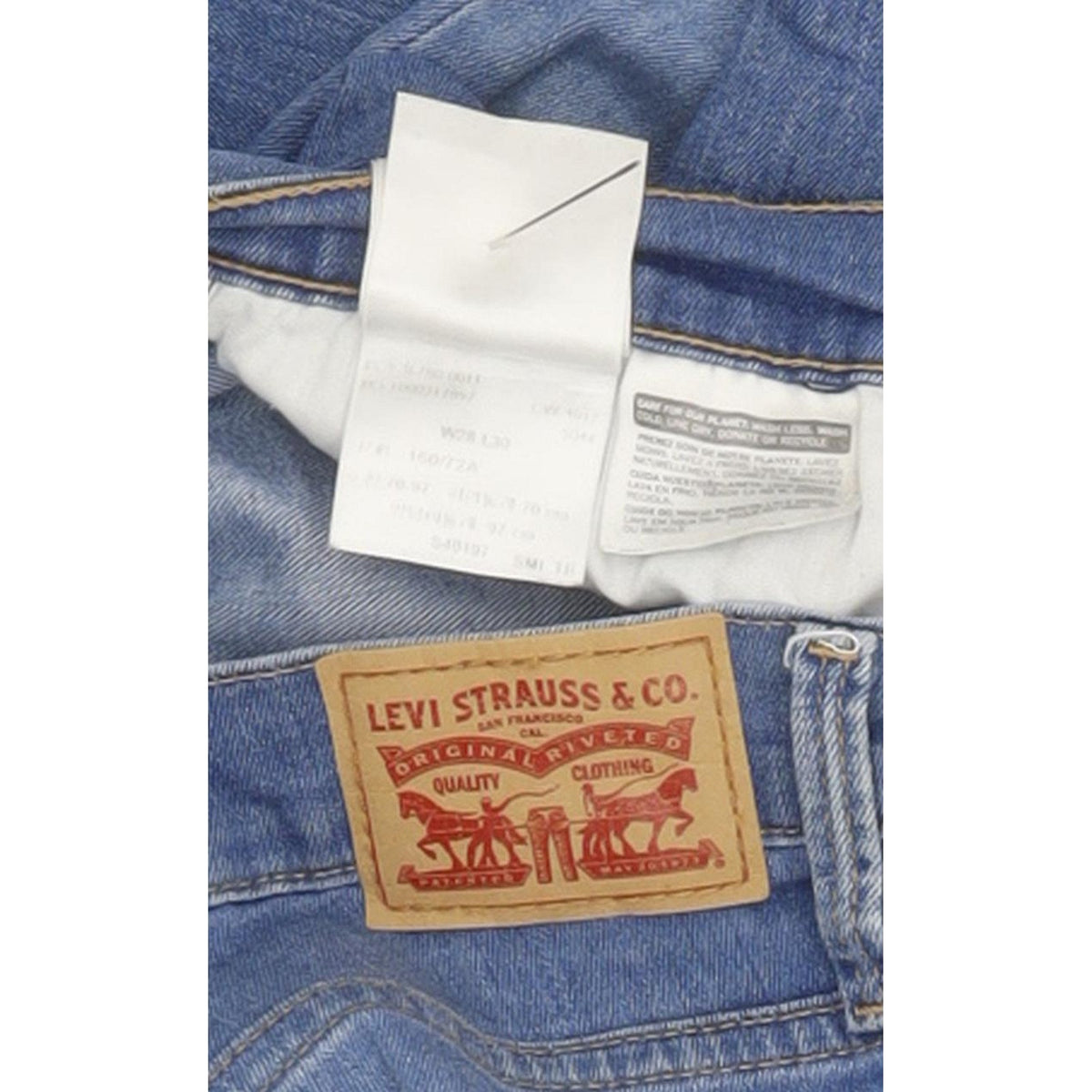 Levi's Women Blue Skinny Slim Stretch Jeans W28 L30