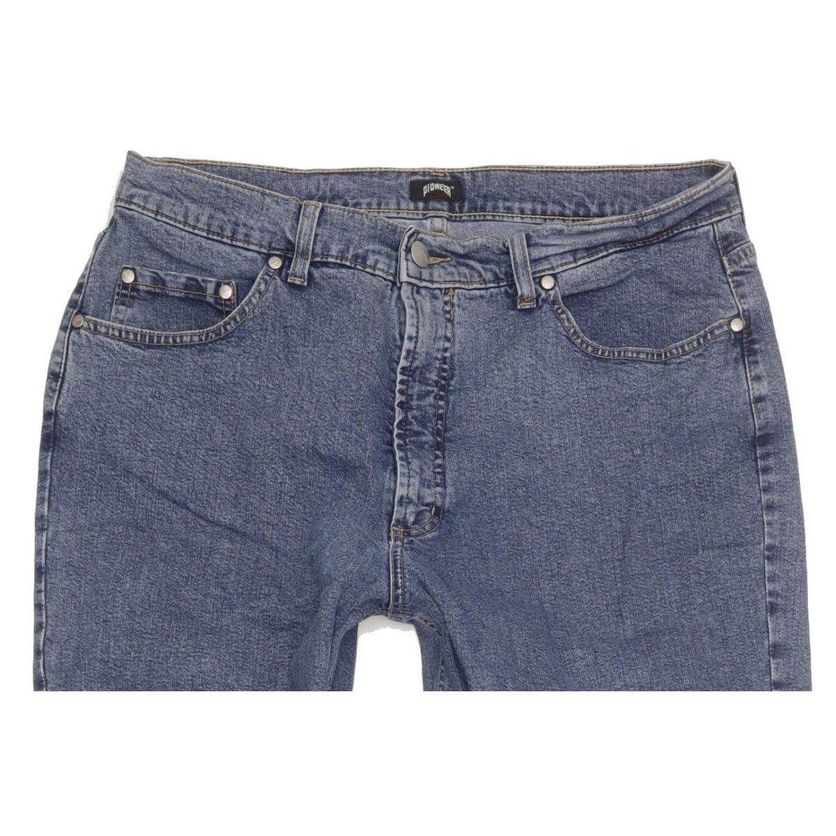 Pioneer Men Blue Straight Regular Stretch Jeans W32 L33