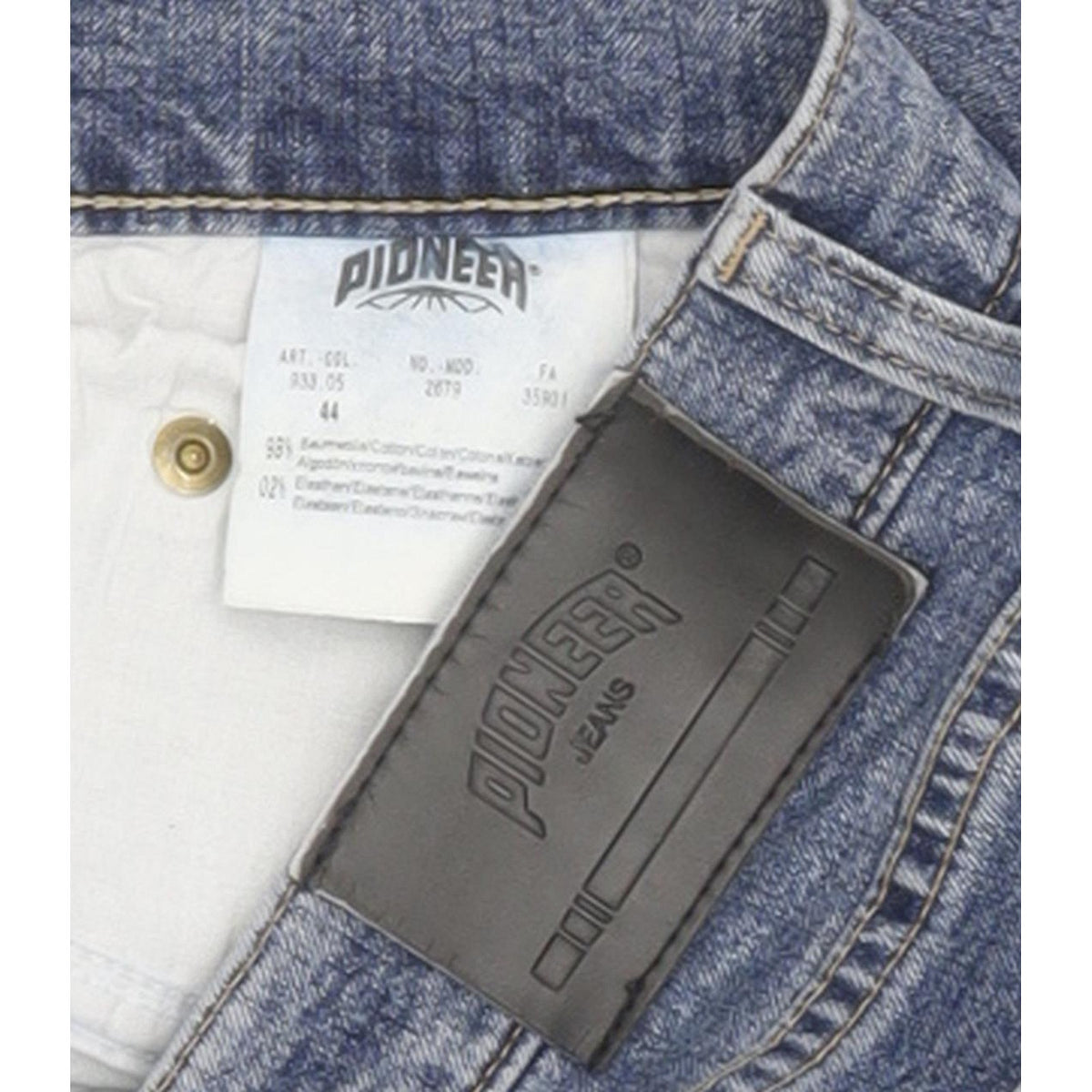 Pioneer Men Blue Straight Regular Stretch Jeans W32 L33