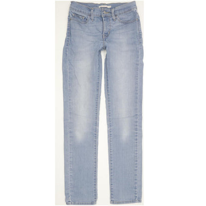 Levi's 312 Shaping Women Blue Straight Slim Stretch Jeans W26 L30