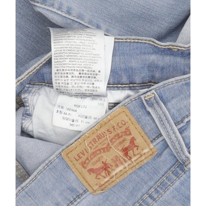 Levi's 312 Shaping Women Blue Straight Slim Stretch Jeans W26 L30