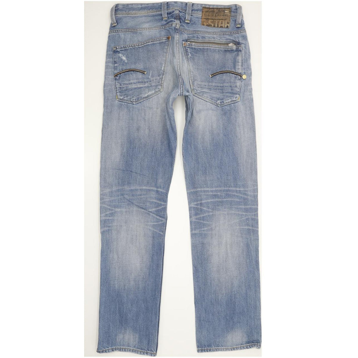 G-Star Attacc Men Blue Straight Slim Jeans W32 L32