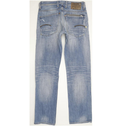 G-Star Attacc Men Blue Straight Slim Jeans W32 L32