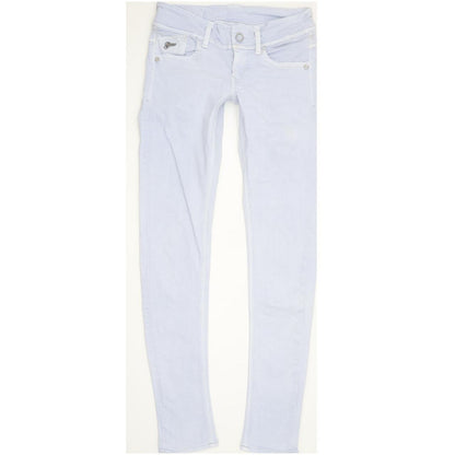 G-Star Lynn Women Blue Skinny Slim Stretch Jeans W28 L32