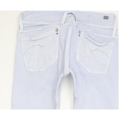 G-Star Lynn Women Blue Skinny Slim Stretch Jeans W28 L32