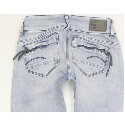 G-Star Midge Cody Women Blue Skinny Slim Stretch Jeans W25 L31