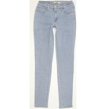 Levi's 721 Women Blue Skinny Slim Stretch Jeans W28 L32