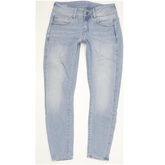 G-Star Lynn Women Blue Skinny Slim Stretch Jeans W32 L28