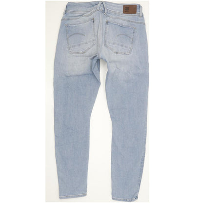 G-Star Lynn Women Blue Skinny Slim Stretch Jeans W32 L28