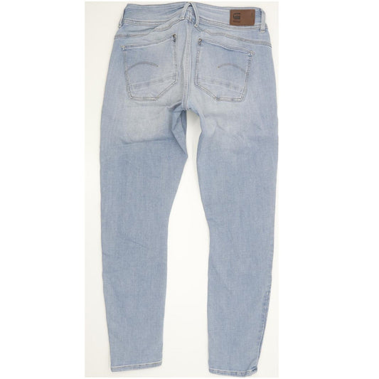 G-Star Lynn Women Blue Skinny Slim Stretch Jeans W32 L28