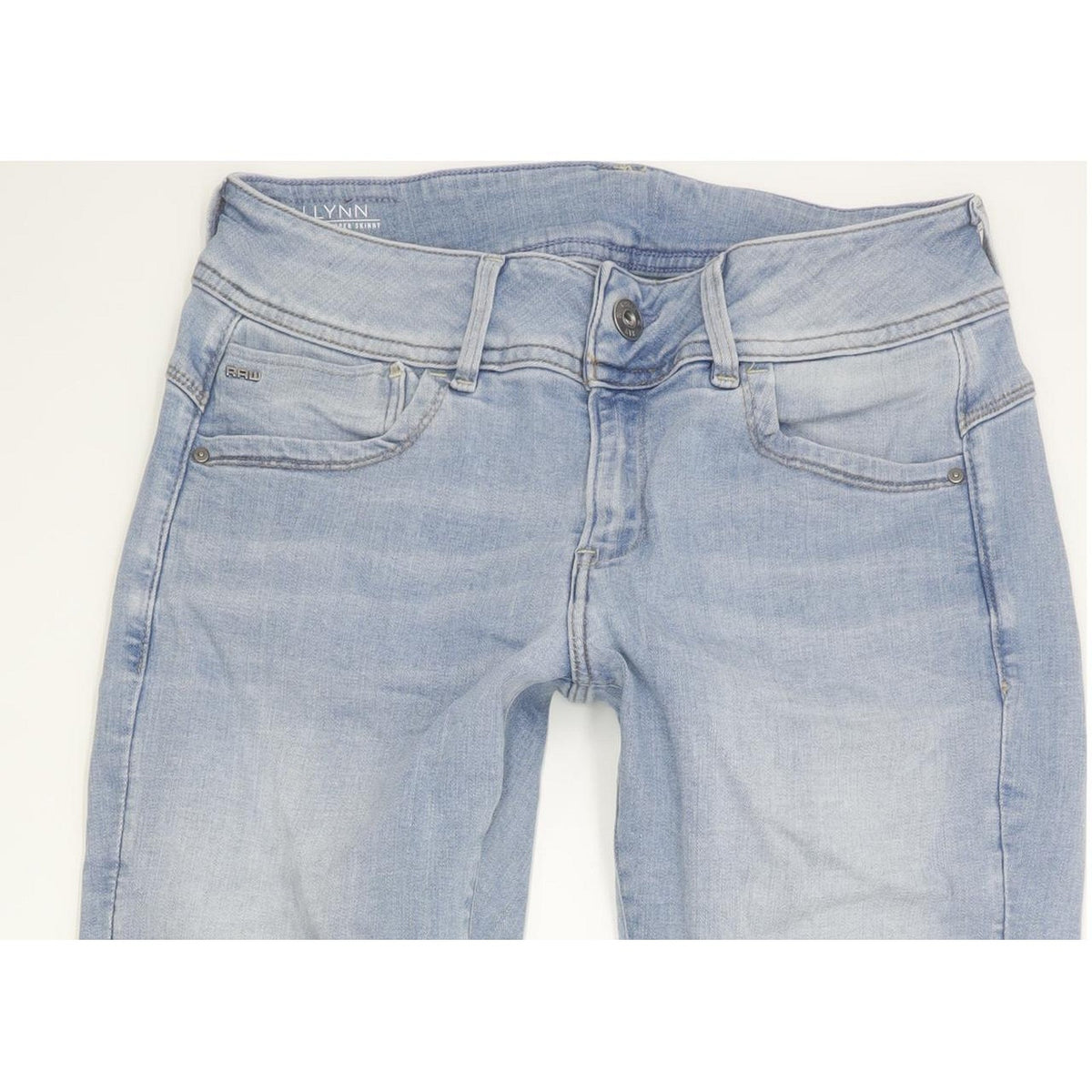G-Star Lynn Women Blue Skinny Slim Stretch Jeans W32 L28