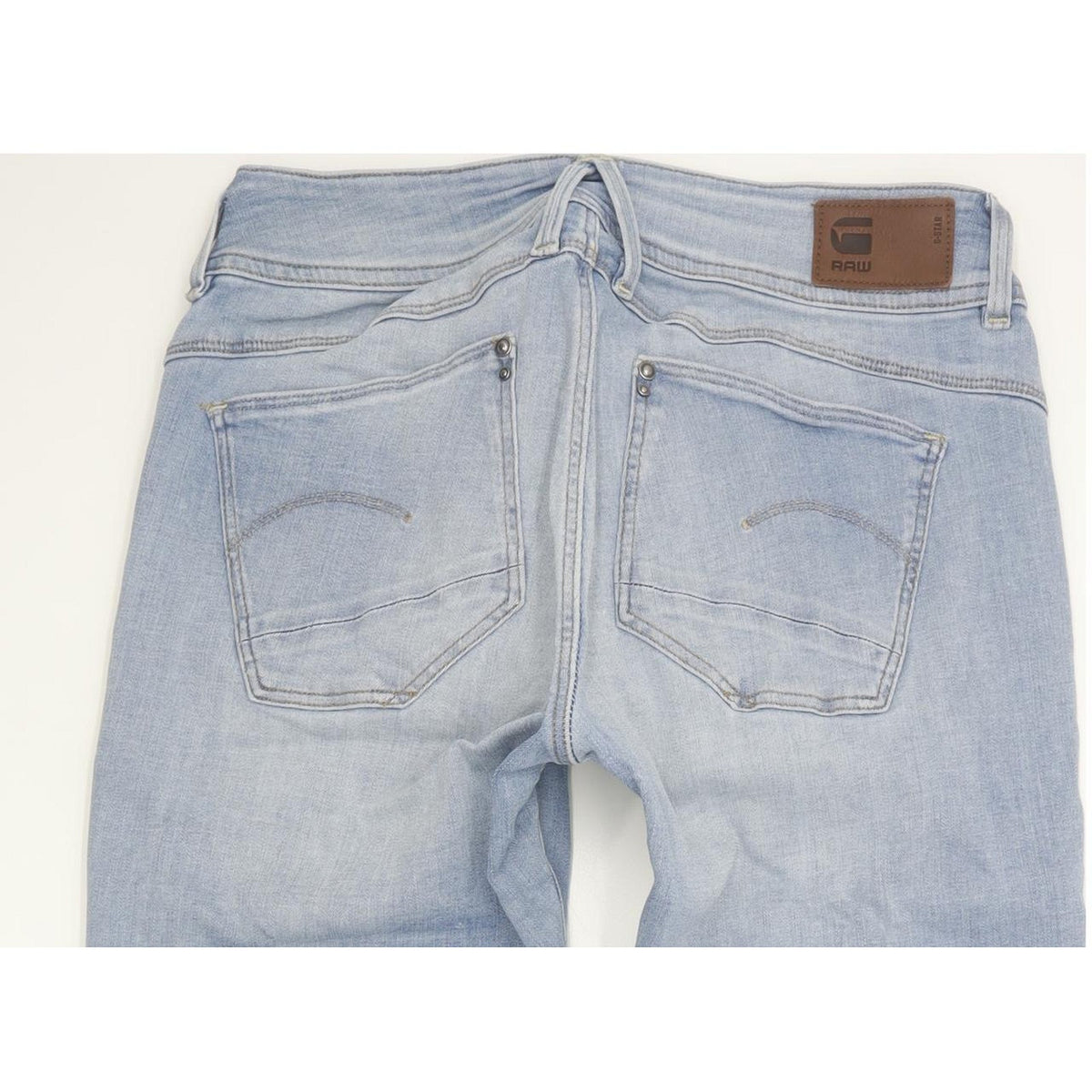 G-Star Lynn Women Blue Skinny Slim Stretch Jeans W32 L28