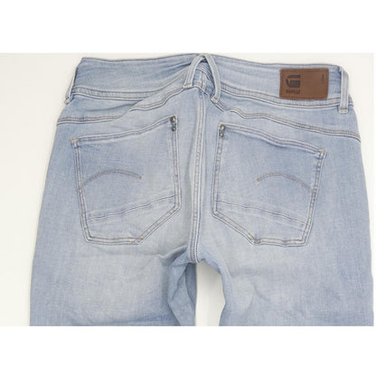 G-Star Lynn Women Blue Skinny Slim Stretch Jeans W32 L28
