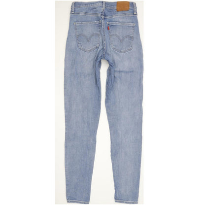 Levi's Mile Blue Skinny Slim Stretch Jeans High Waisted W26 L30